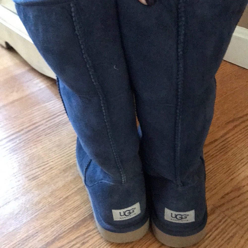 Navy blue UGG boots
